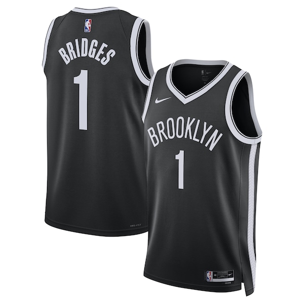 Mikal Bridges Brooklyn Nets Nike Unisex Swingman Jersey - Icon Edition - Black