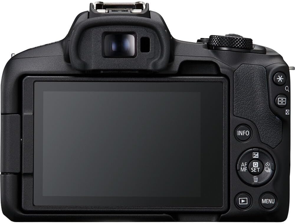 Canon EOS R50 Mirrorless Camera Kit – APS-C RF Camera with 18-45mm Lens  4K Video  Dual Pixel AF II & Vari-Angle Touchscreen (5811C012) + Shoulder Bag + 64GB Memory Card