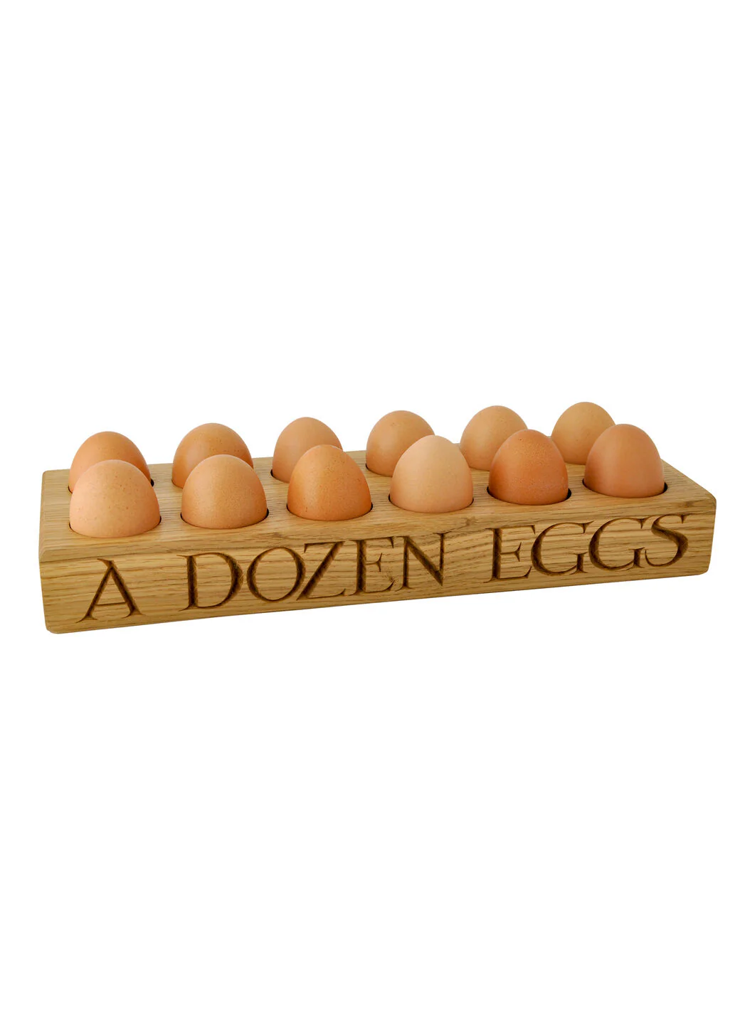 Black Toast Wooden Eggs Holder