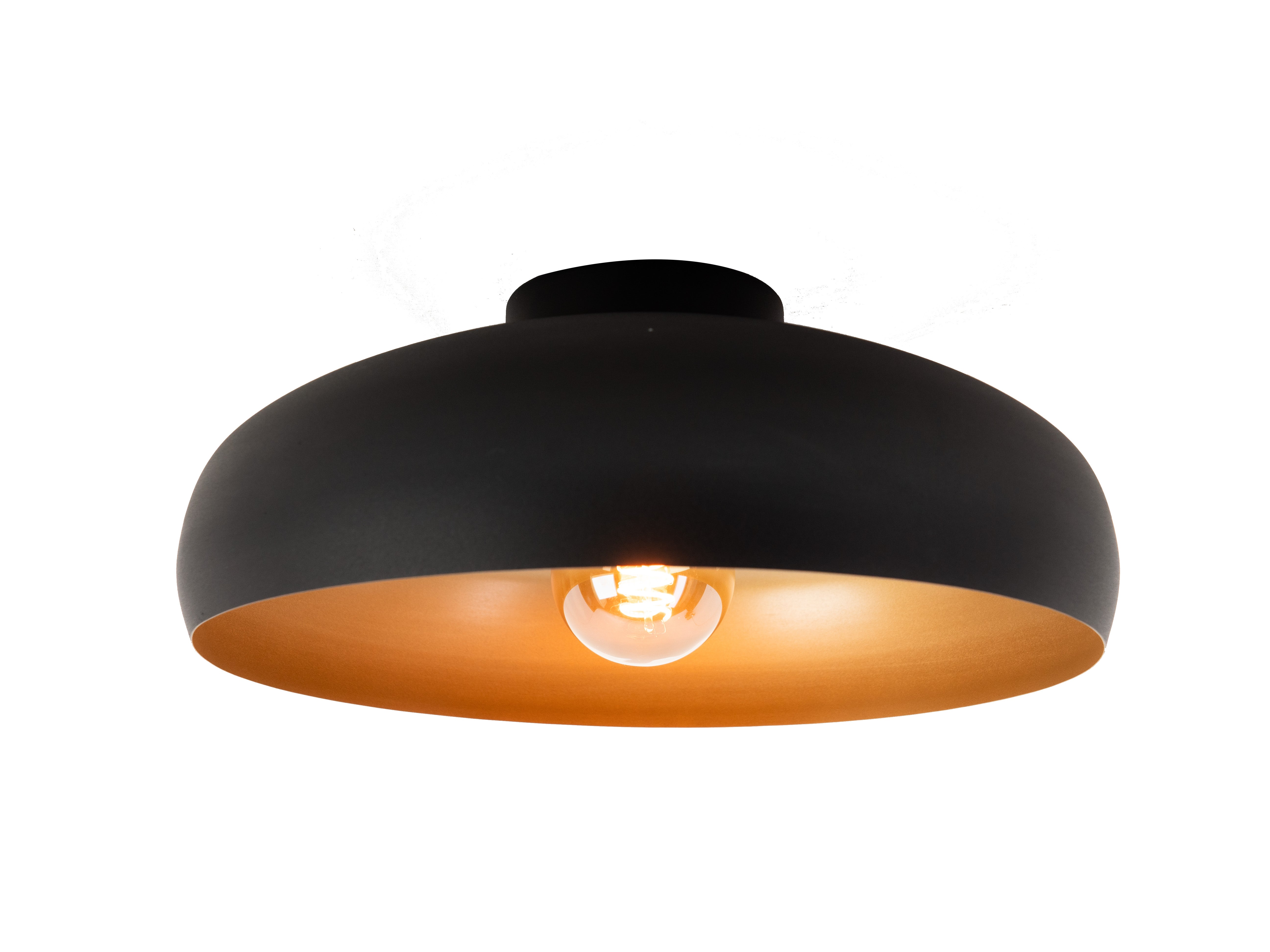 EGLO plafondlamp Mogano - e27 - ø 40 cm - zwart/koper
