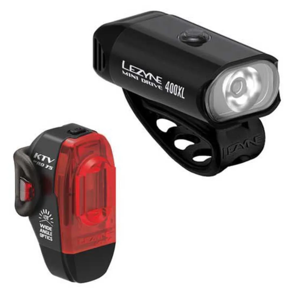 Lezyne Mini Drive 400XL / KTV Drive Pro  light set