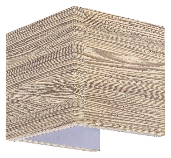 Kinkiet Cinnamonbrązowy LED 1x7W 340lm wym:12,5x12,5x12,5cm IP20 Rabalux