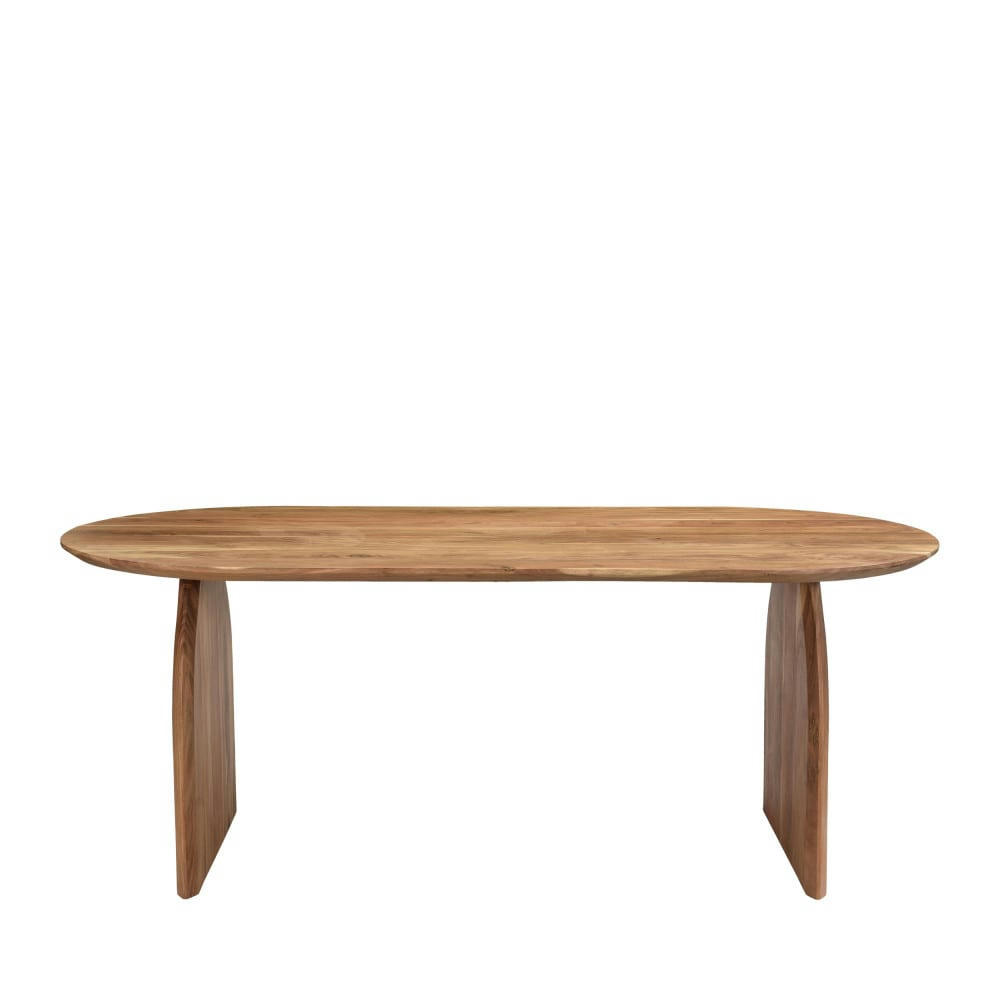 MALANG - Table à manger en bois massif d'acacia 200x100cm bois