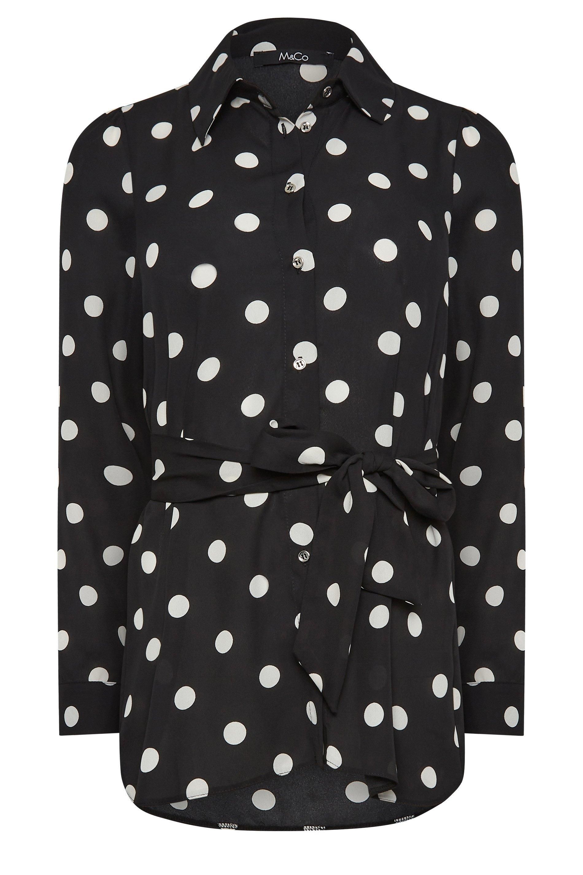 M&Co Tie Belt Shirt