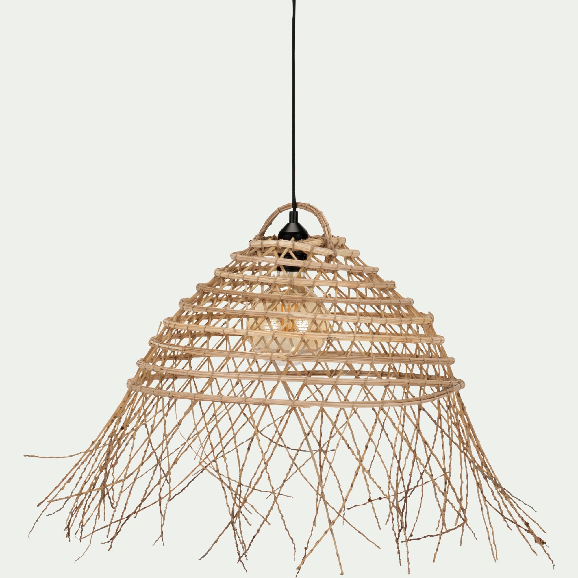 MIDIA - Suspension non électrifiée en fibres de palmier D50cm - naturel