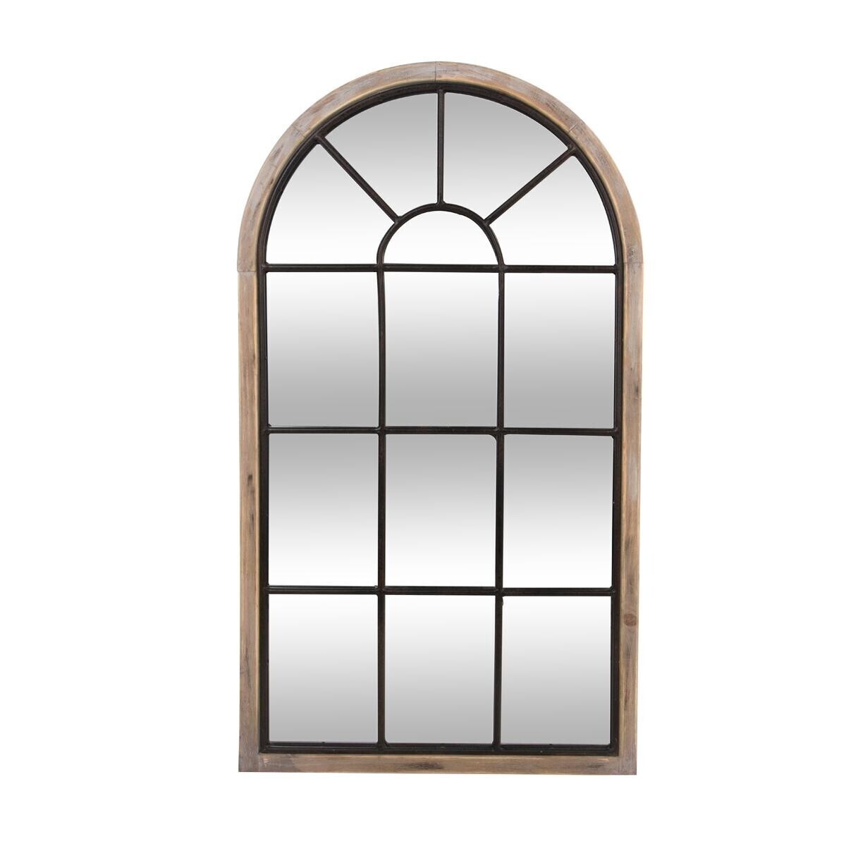 Mirror"Zoe" Black metal, 60x107 cm