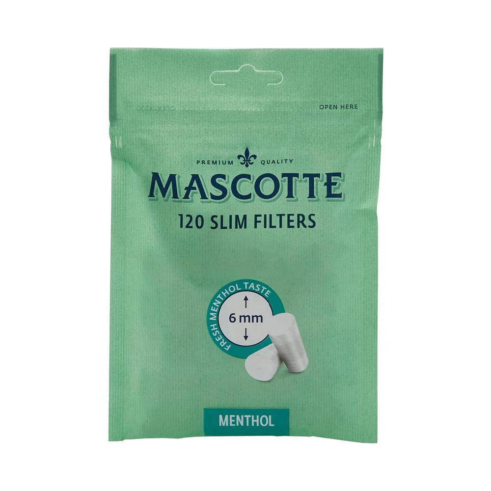Mascotte Slim Menthol Filter Tips