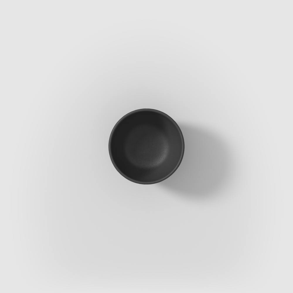 Manufacture Dipping bowl - Black, 2.1 oz, Premium Porcelain