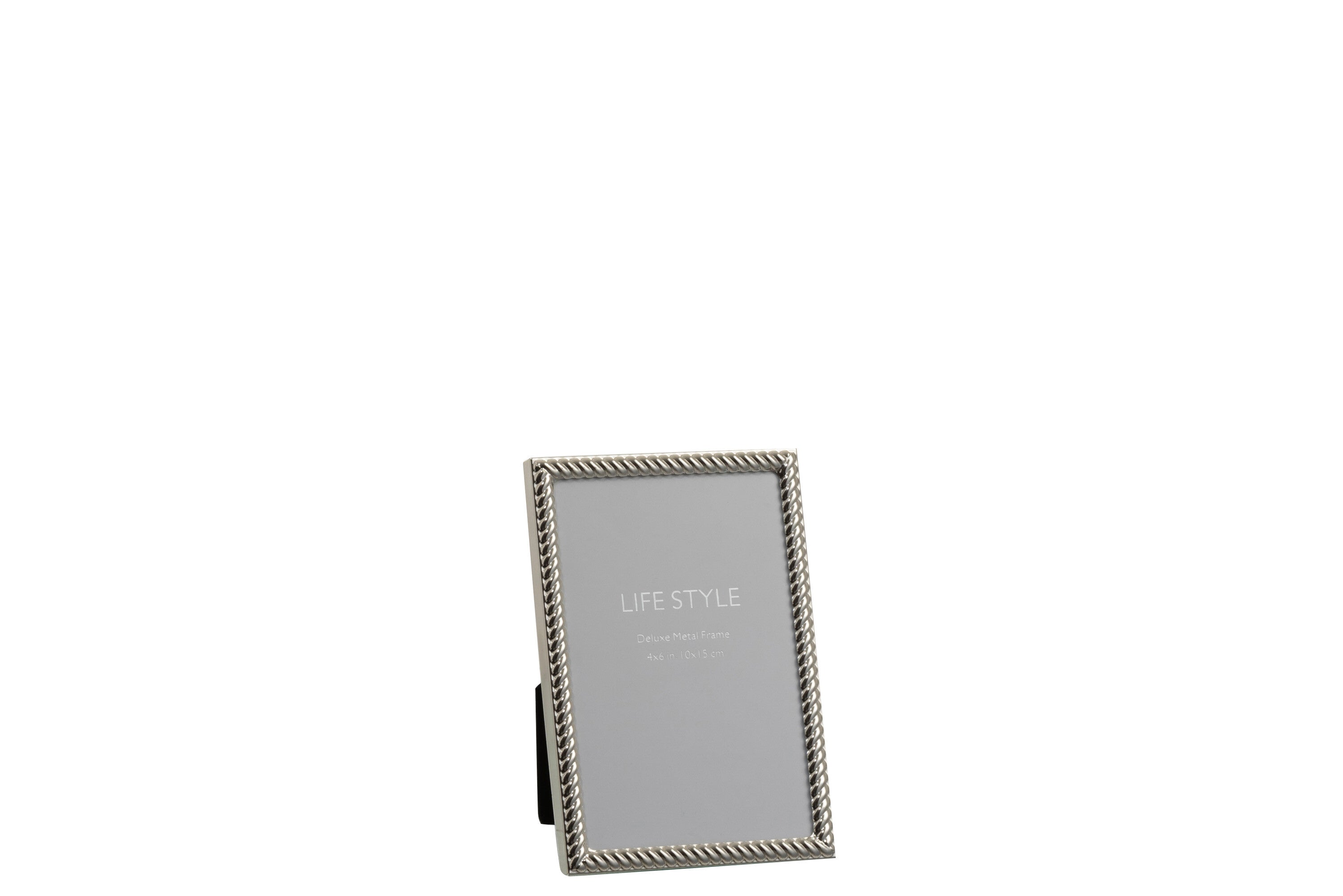 J-Line fotolijst - metaal - zilver - small - 2 stuks