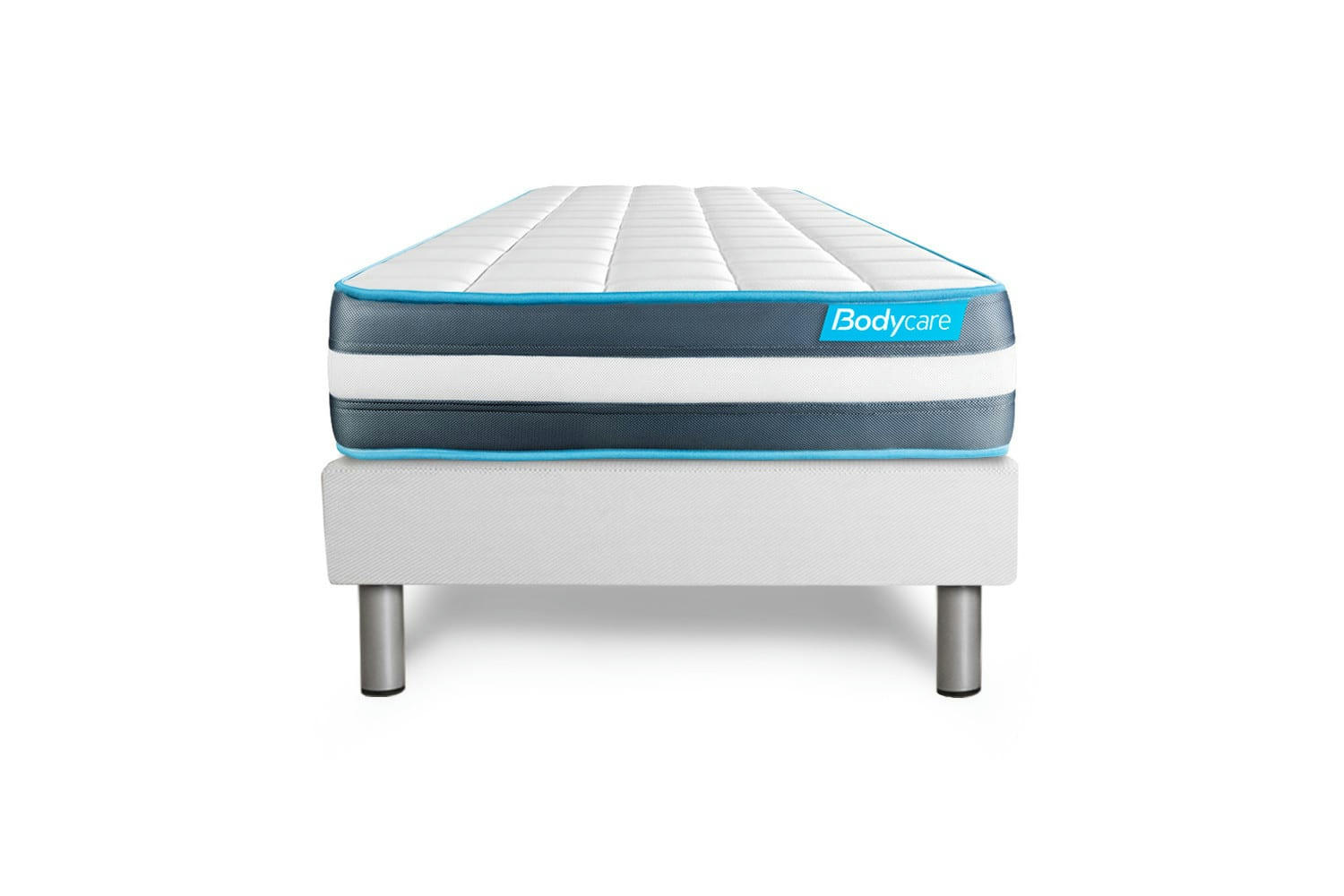 BODYFORM - Ensemble 90x200 Mémoire de forme - sommier kit