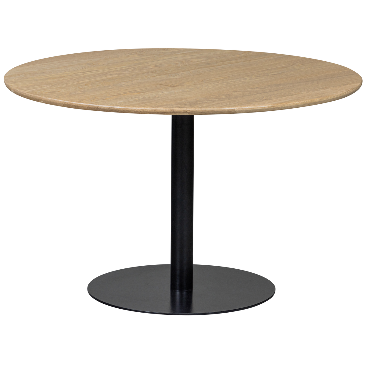 WOOOD eettafel rond vingerlas Tablo - Eiken - Transparant - Ø120