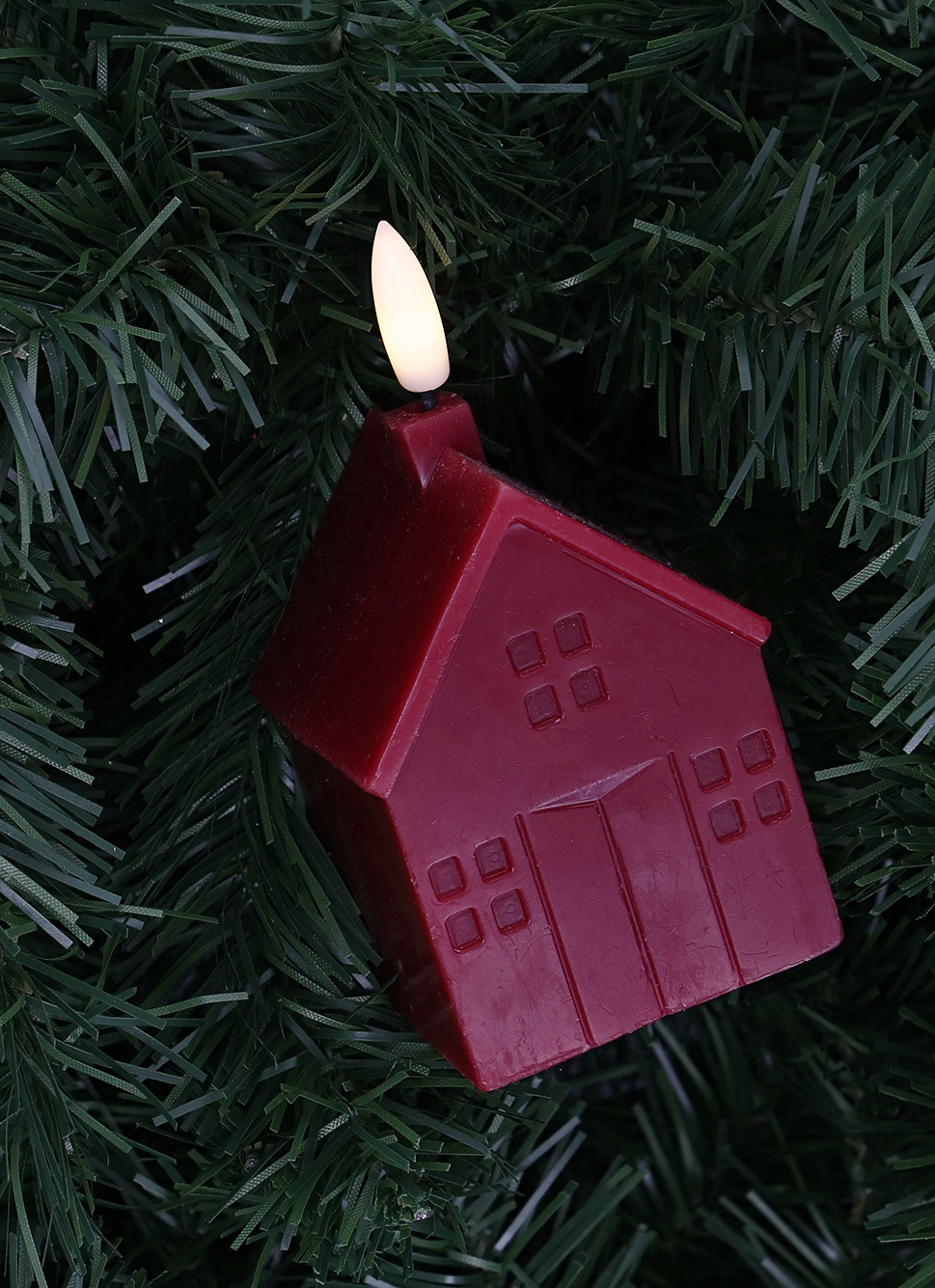 MAISON BOUGIE DE CIRE ROUGE
