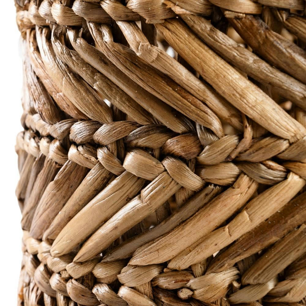 ZIGZAG - Panier en feuille de bananier naturel