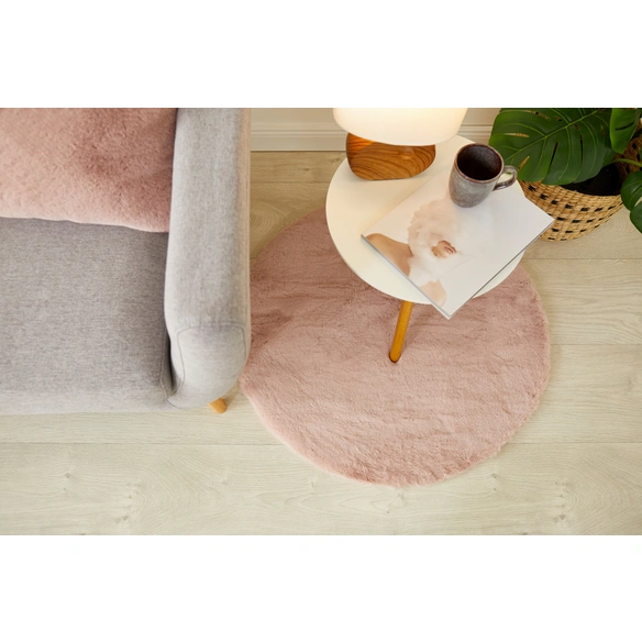 Teppich »Loano rund«, 80 cm, rund, altrosa