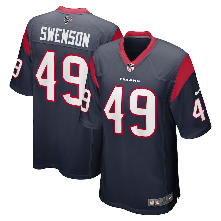 Ian Swenson Houston Texans Nike Team Game Jersey - Navy