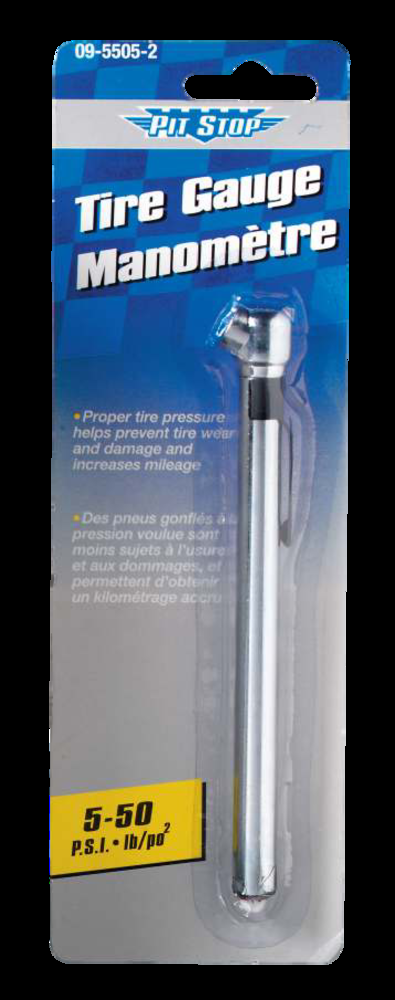Certified Lightweight Portable Low Pressure Tire Gauge, 5-50 PSI