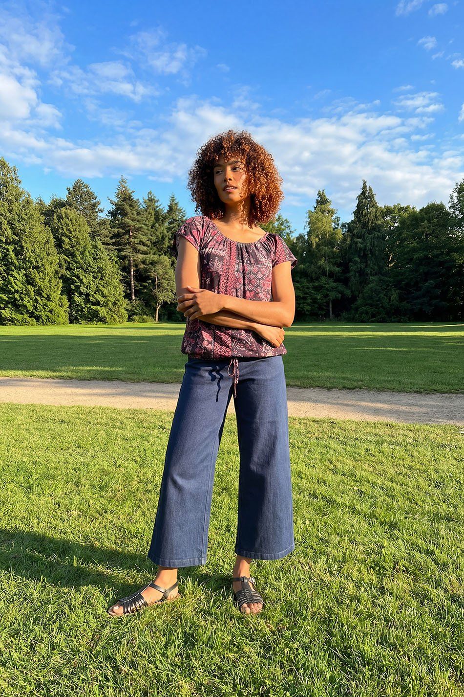 M&Co Wide Leg Cropped Jeans