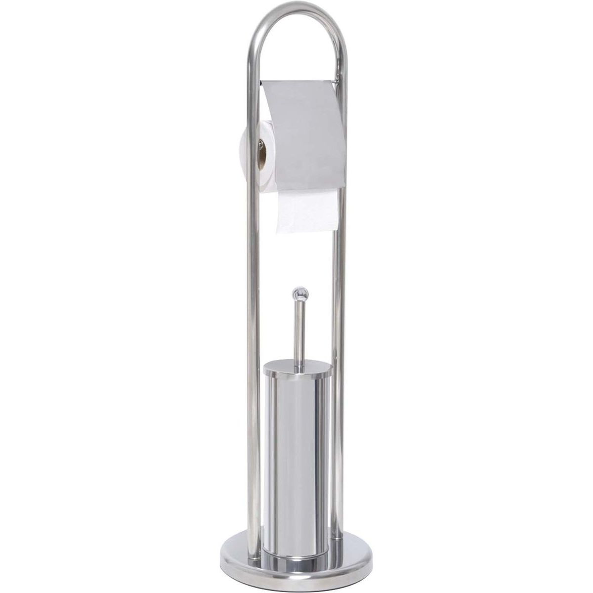 Zestaw Łazienkowy 2w1 Stojak na Papier   Szczotka WC Batu 80 cm