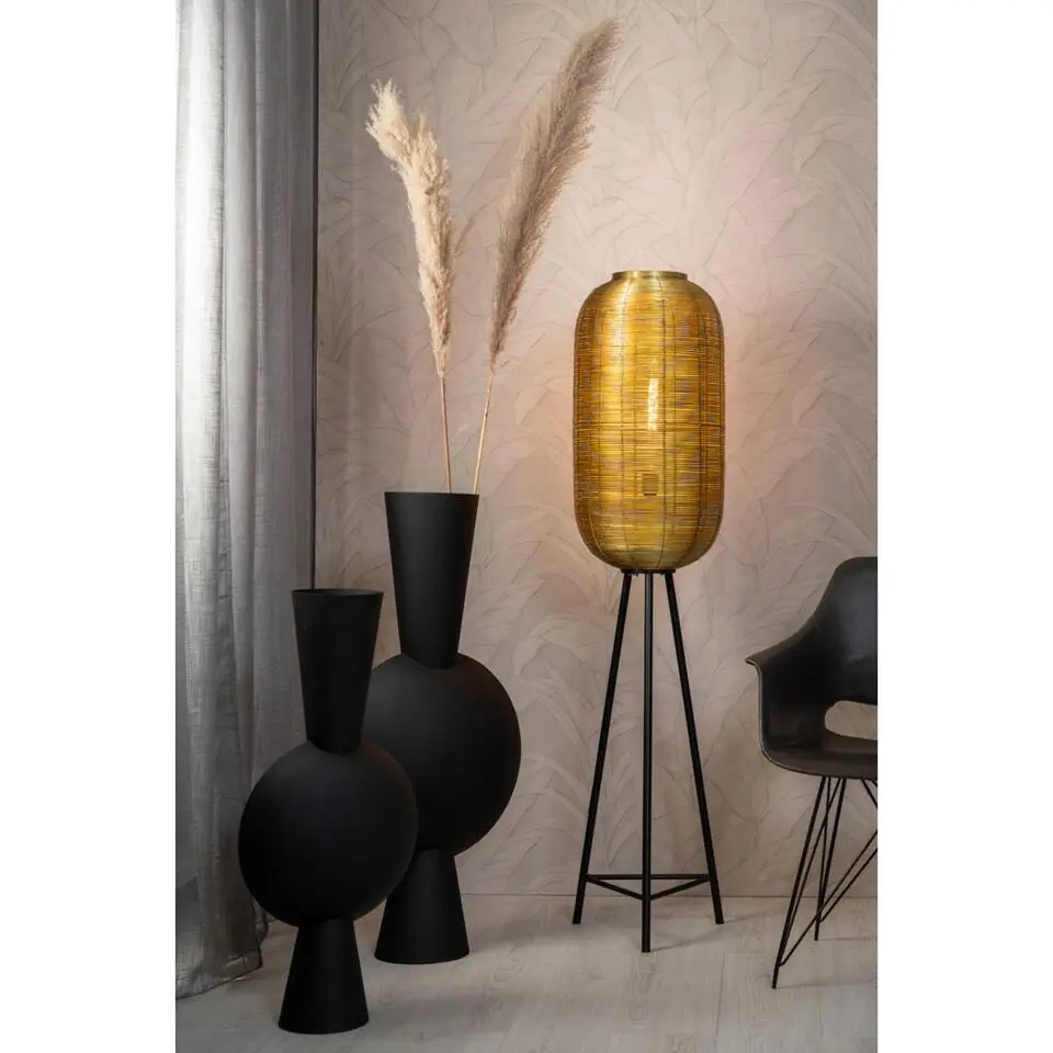 Vaas Kavandu - Zwart - 26x19x54cm