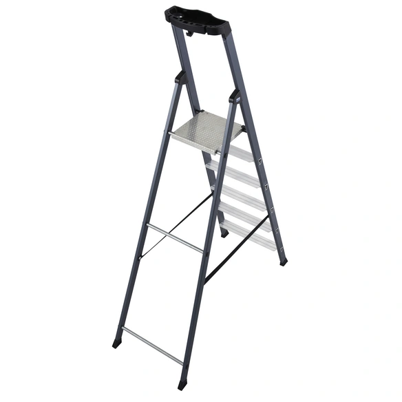 Stufen-Stehleiter »MONTO SePro S«, 6 Sprossen, Aluminium