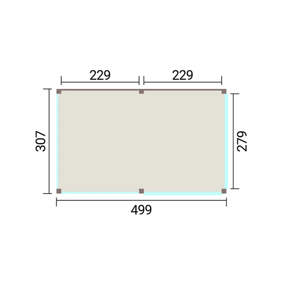 Pavillon »Lumley«, Lumley Lauben-Set Gr. 3.4,500 x 300