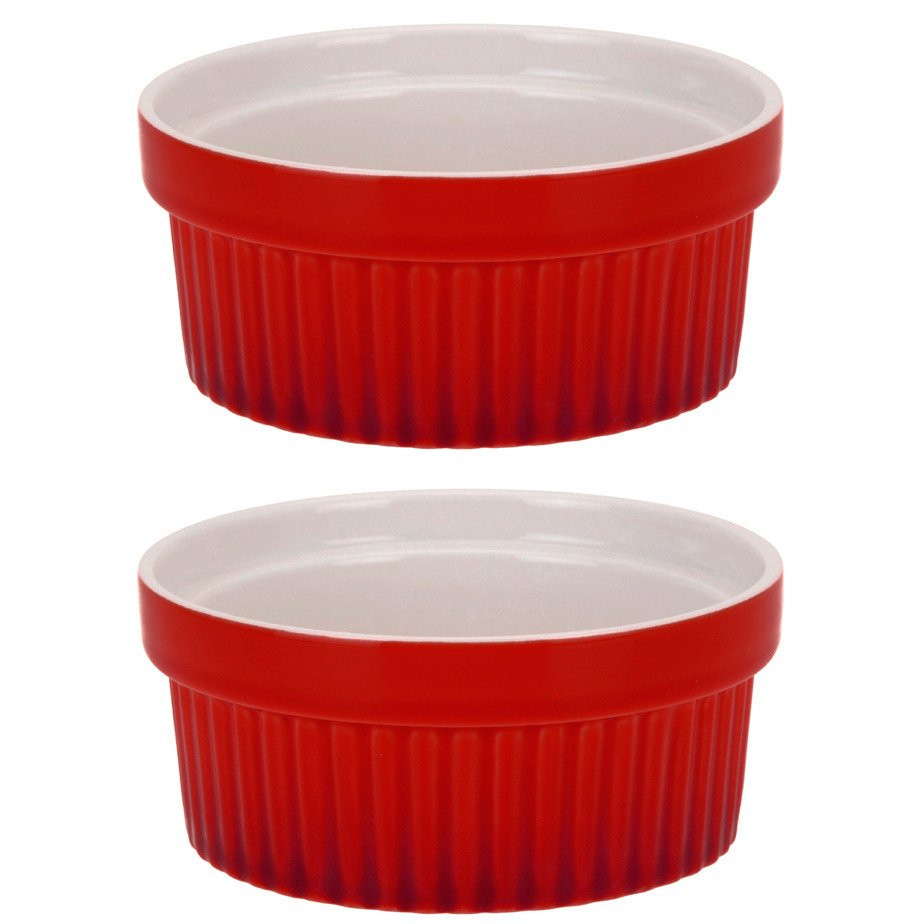 Kolorowe ceramiczne miseczki, kokilki wielofunkcyjne 260 ml - 2szt.