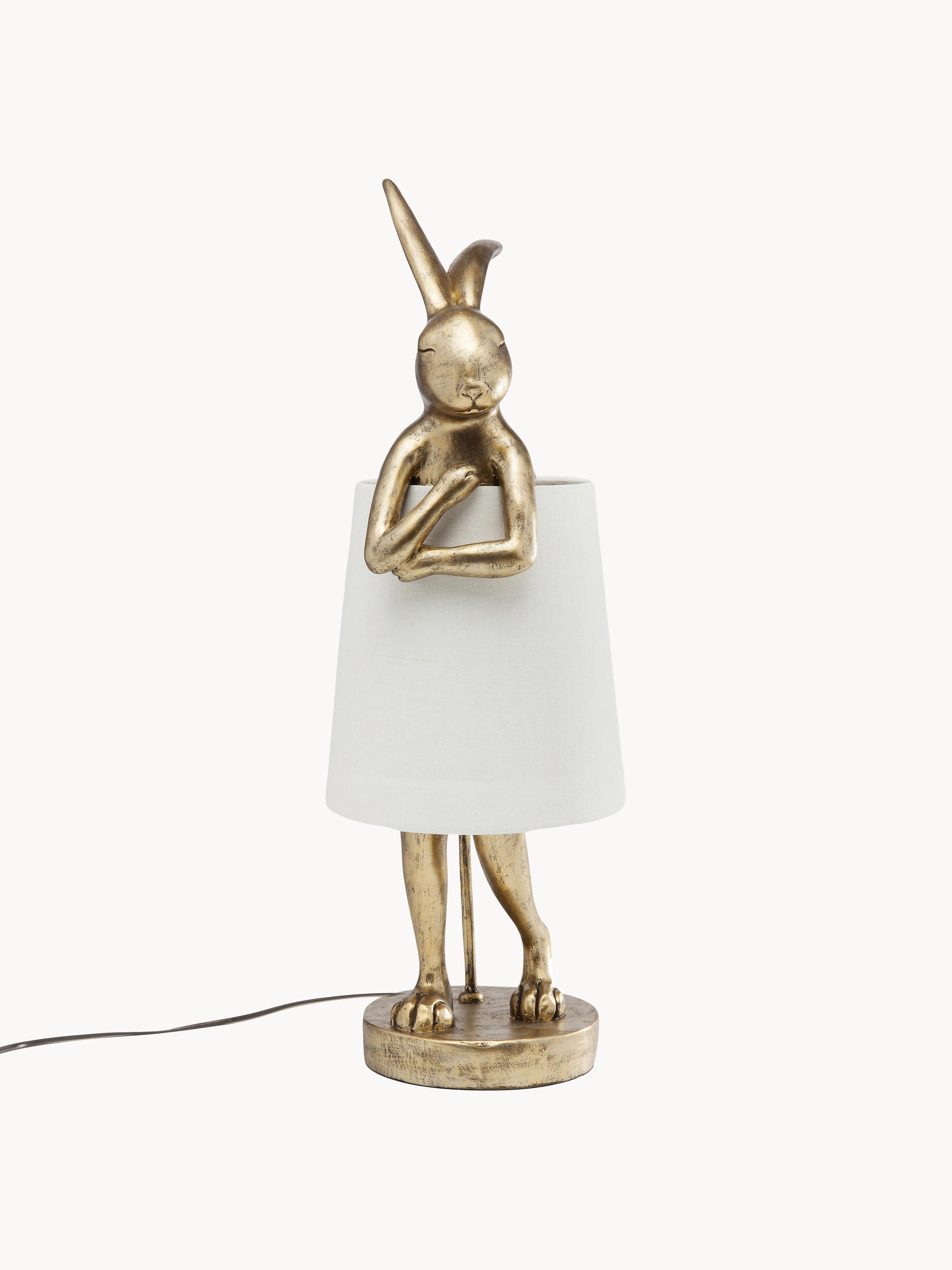 Große Design Tischlampe Rabbit