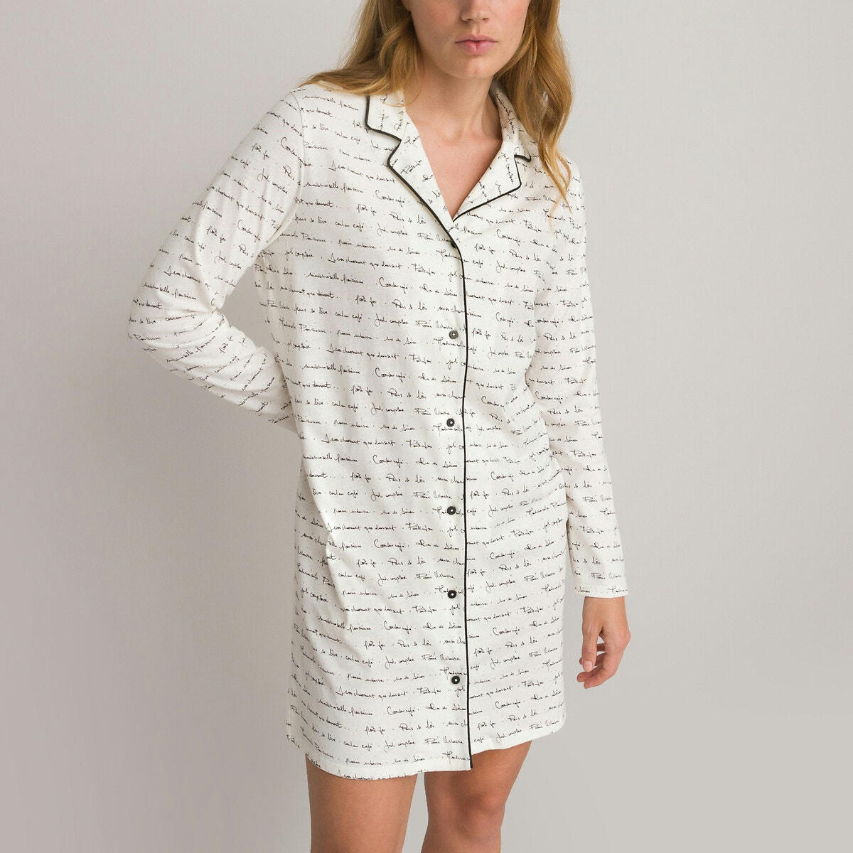 Pyjaveste imprimé, maille jersey coton