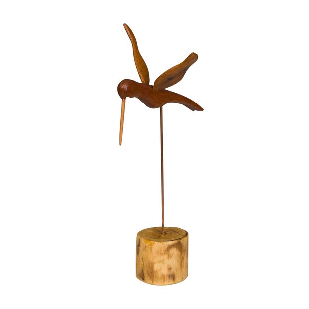 ADORNO MESA BEIJA FLOR 25 CM É DE MINAS
