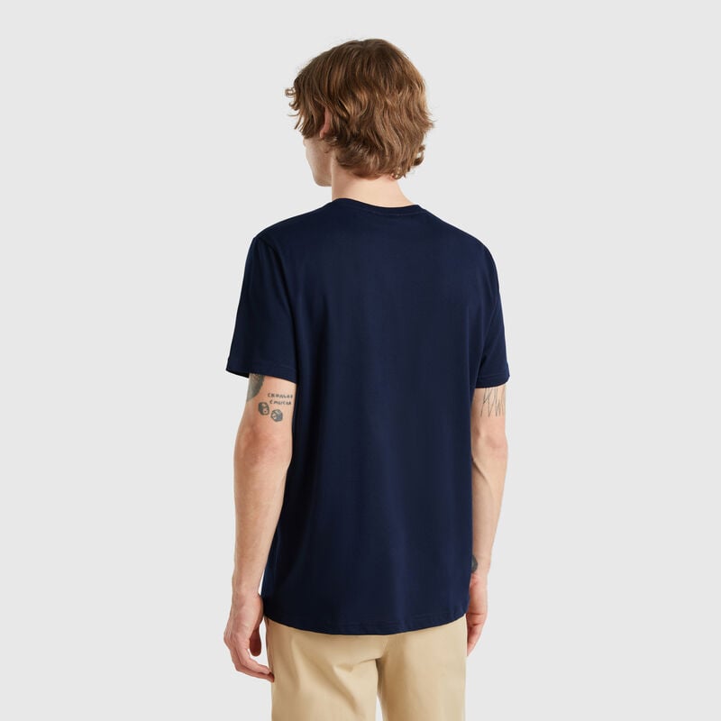 Long fiber cotton t-shirt