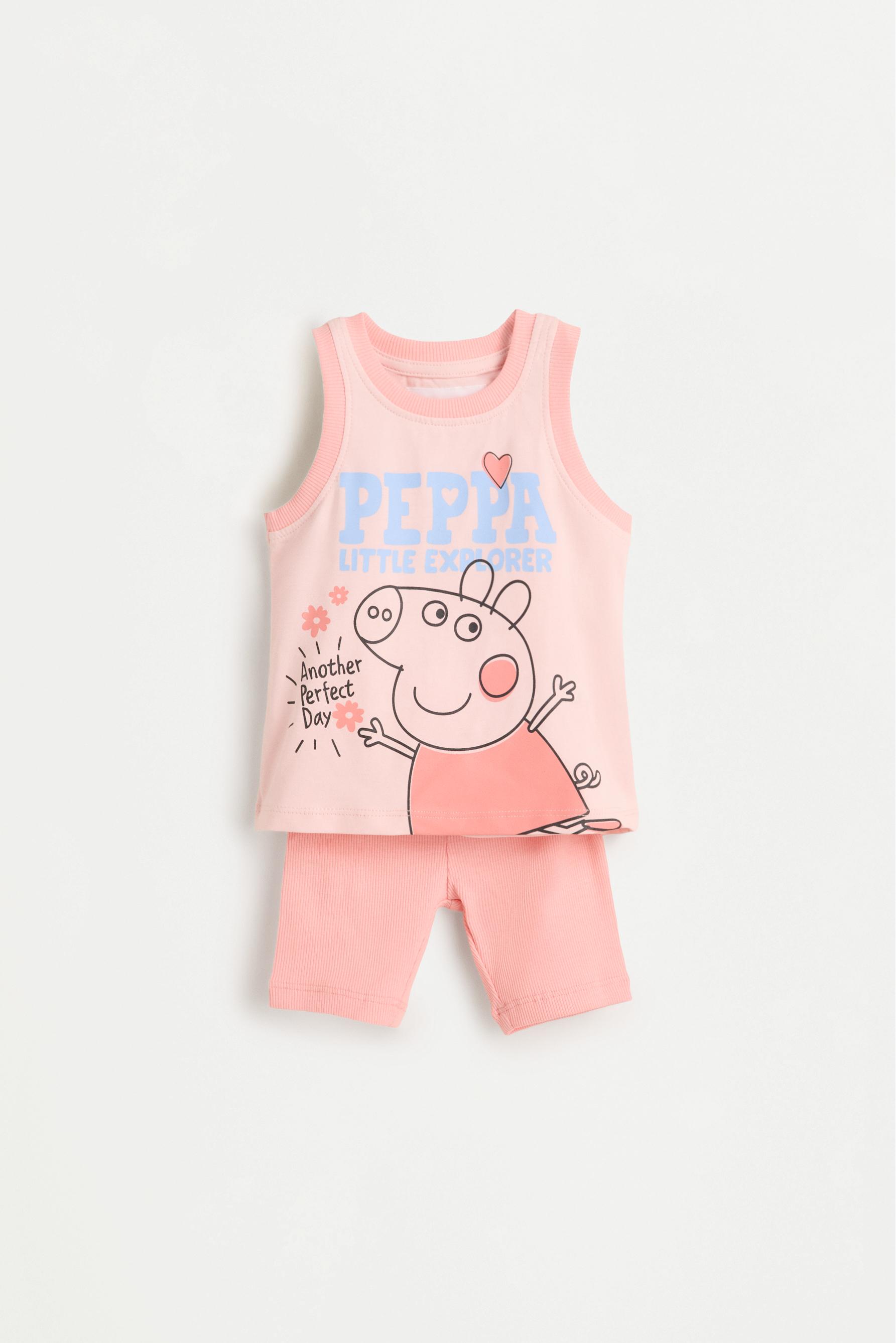 Set Peppa Pig™ camiseta tirantes y legging ciclista