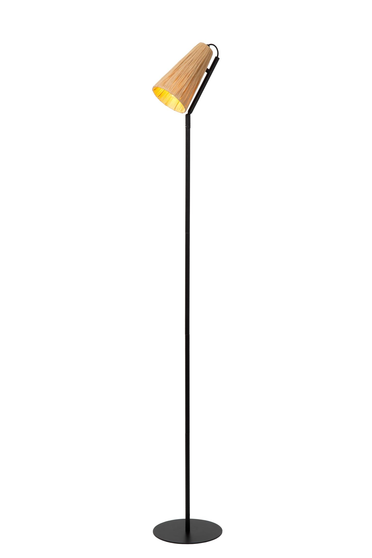 Lucide BENSEN Vloerlamp - Naturel