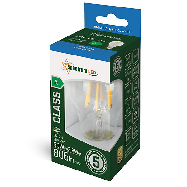 AMPOULE LED 3,8W NEUTRAL E27 230V WOJ 14641