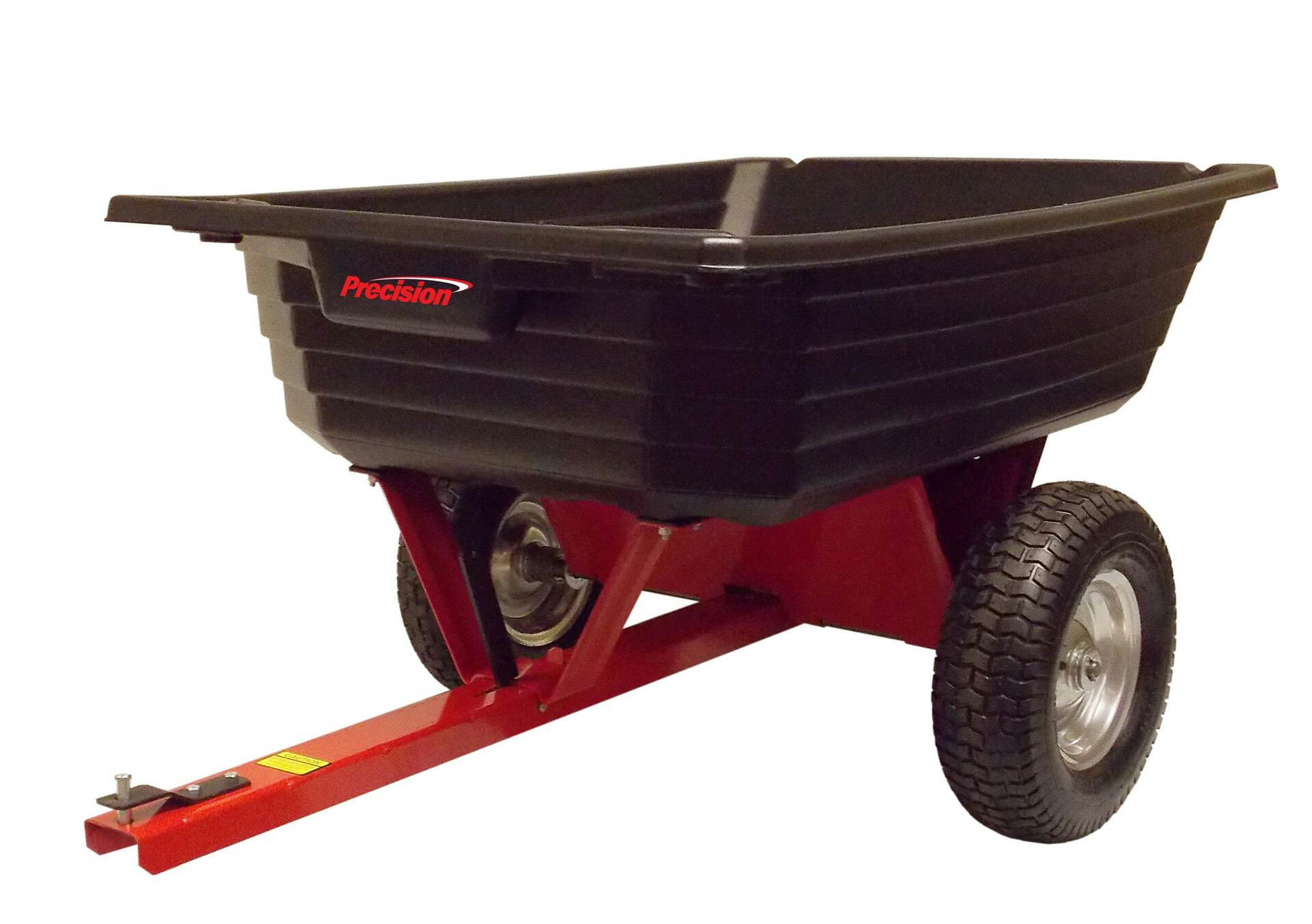 Precision Steel Body Universal Fit Dump Cart with Pneumatic Tires, 20 cu ft, 650-lb