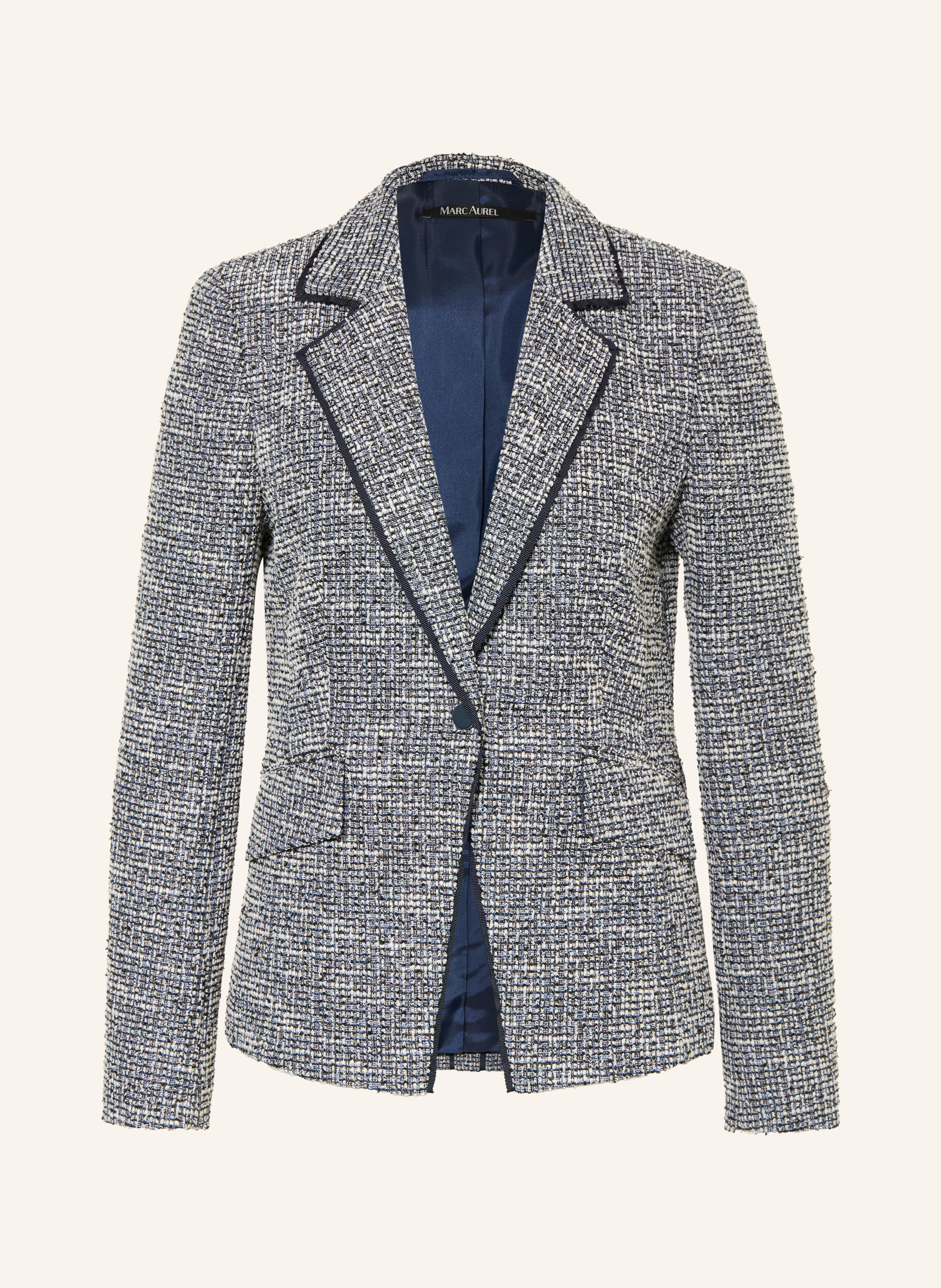 MARC AUREL Bouclé-Blazer mit Glitzergarn