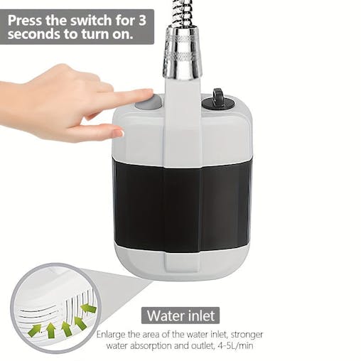 NNETM Portable Camping Shower with Filtration System