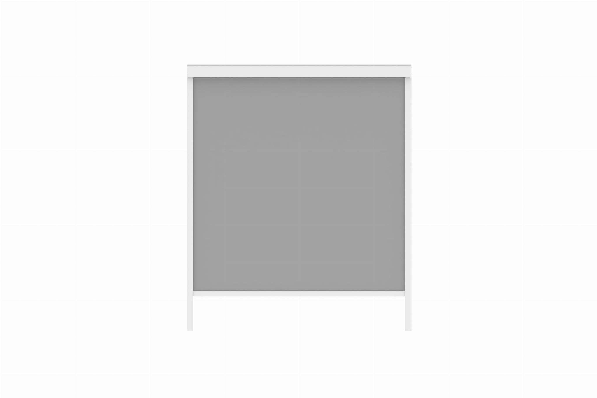 Markiza tarasowa, ścianka boczna do pergoli 3m biała, aluminiowa
