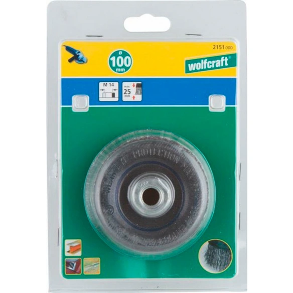 Topf-Drahtbürste, Ø 90 mm