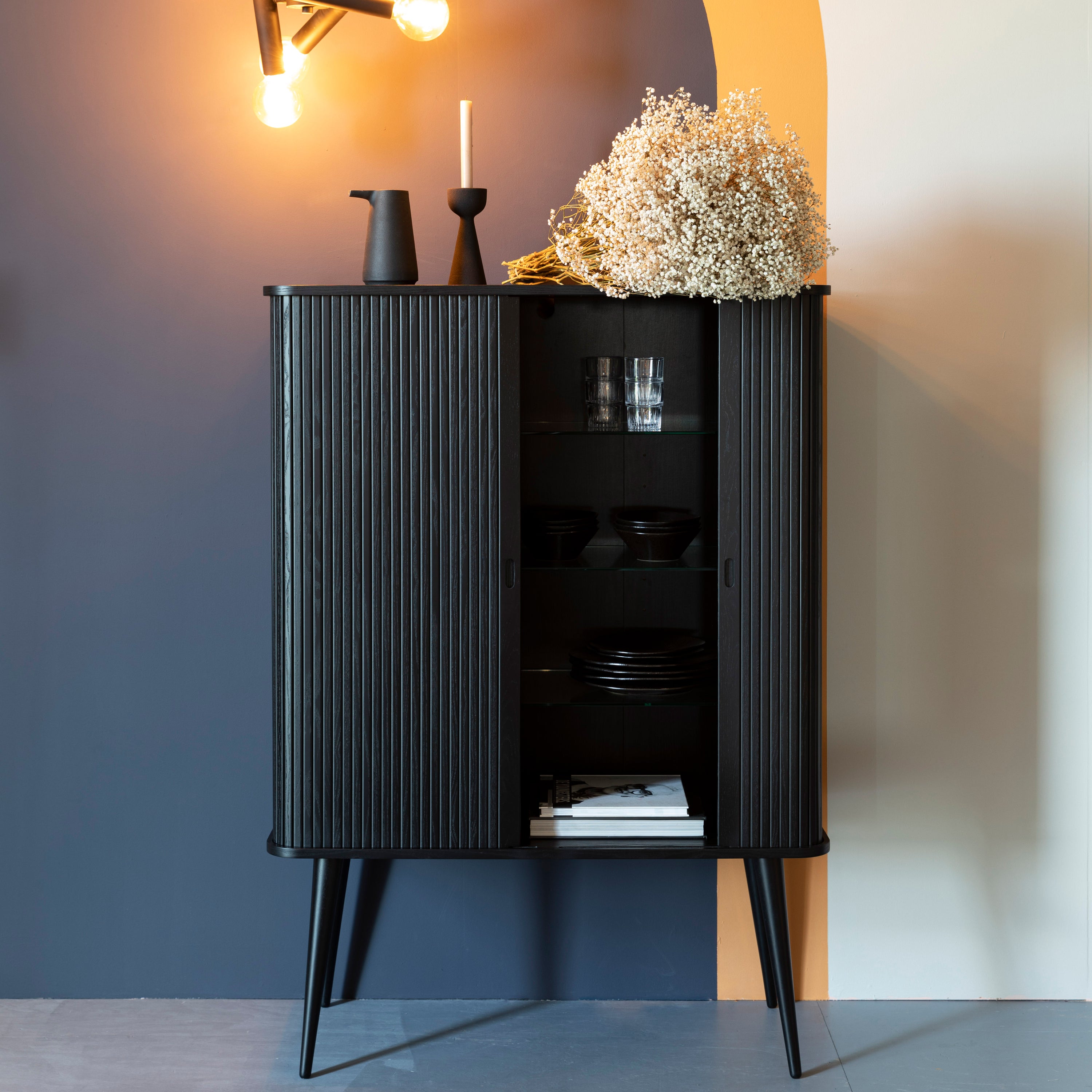 Zuiver Barbier Opbergkast - Zwart