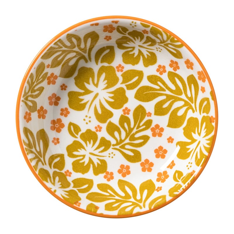 Schoteltje Anouk - blauw/geel - &Oslash;9.7x2 cm