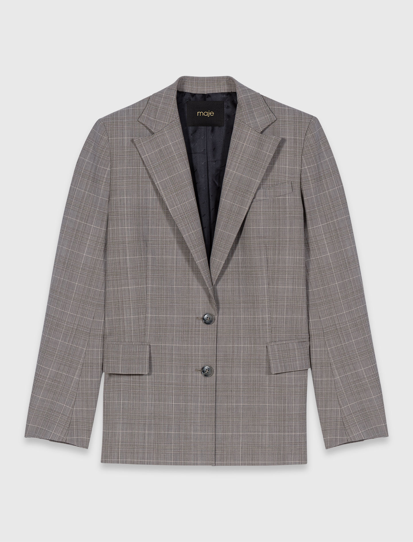 Veste de tailleur à carreaux