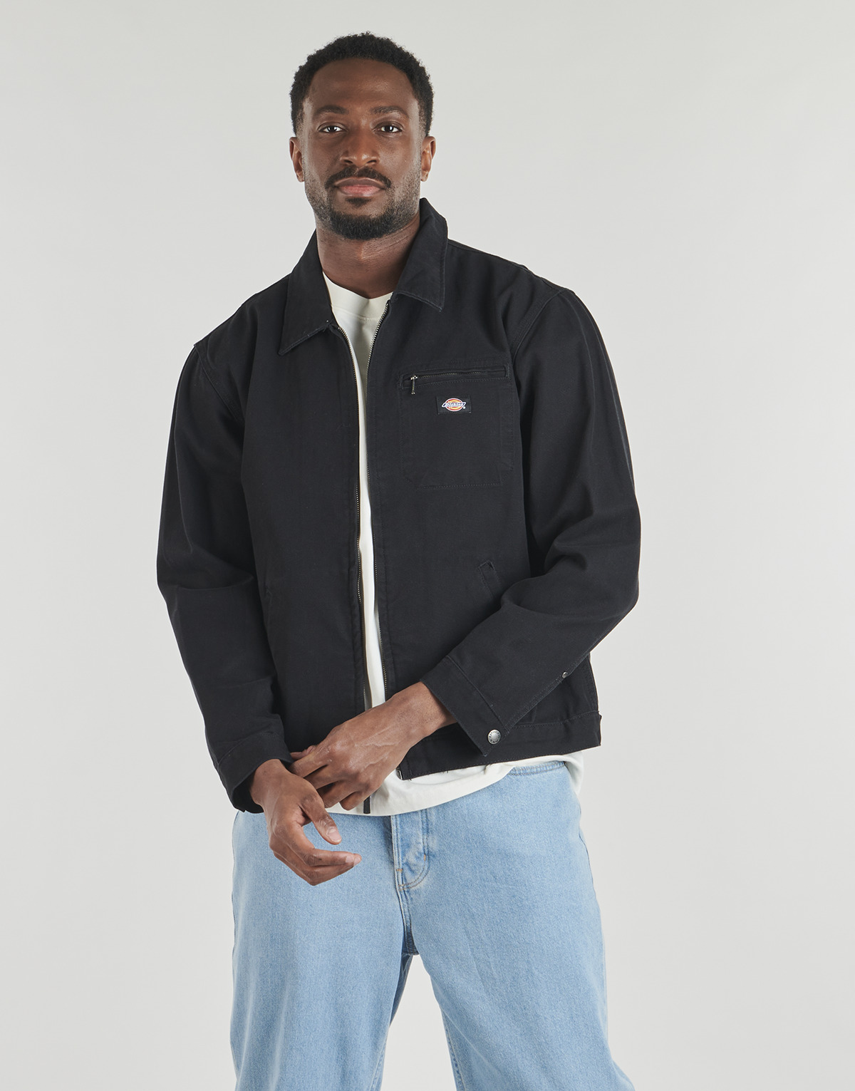 Dickies - UNLINED CANVAS PAINTER JACKET BLACK - Black
