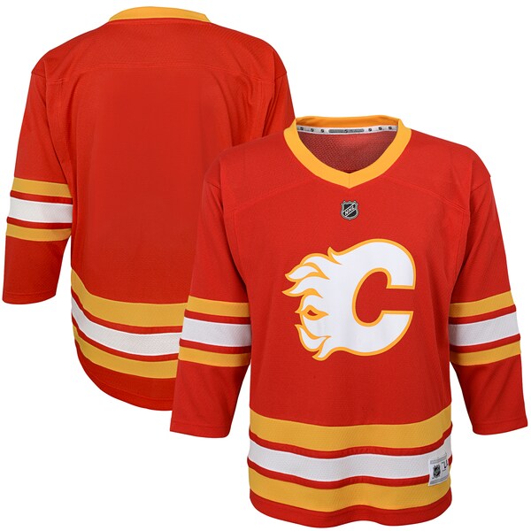 Calgary Flames Preschool Home Replica Blank Jersey - Red