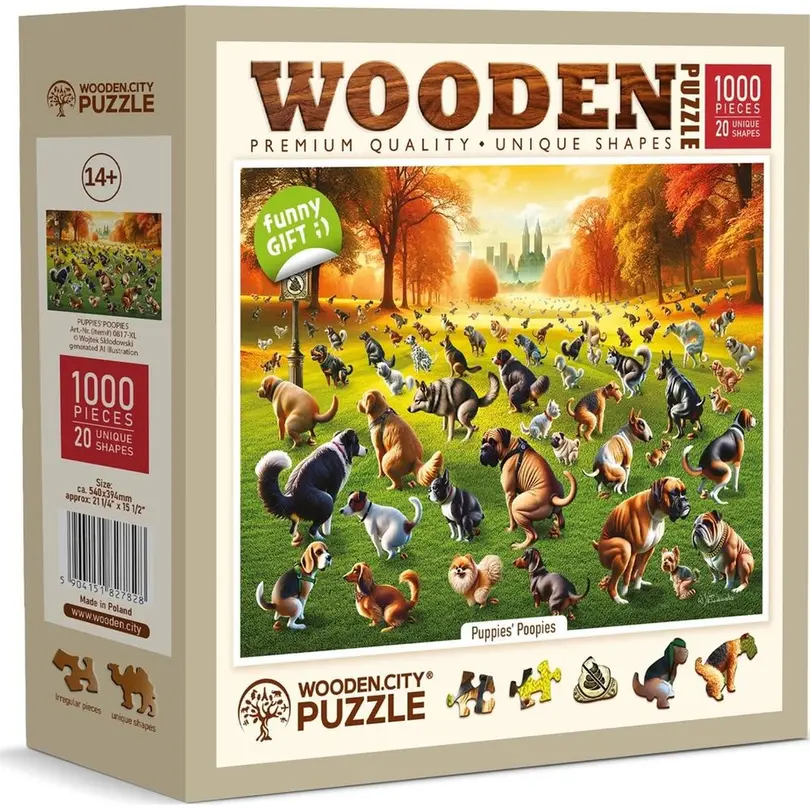 Puzzle Puppies Poopies XL