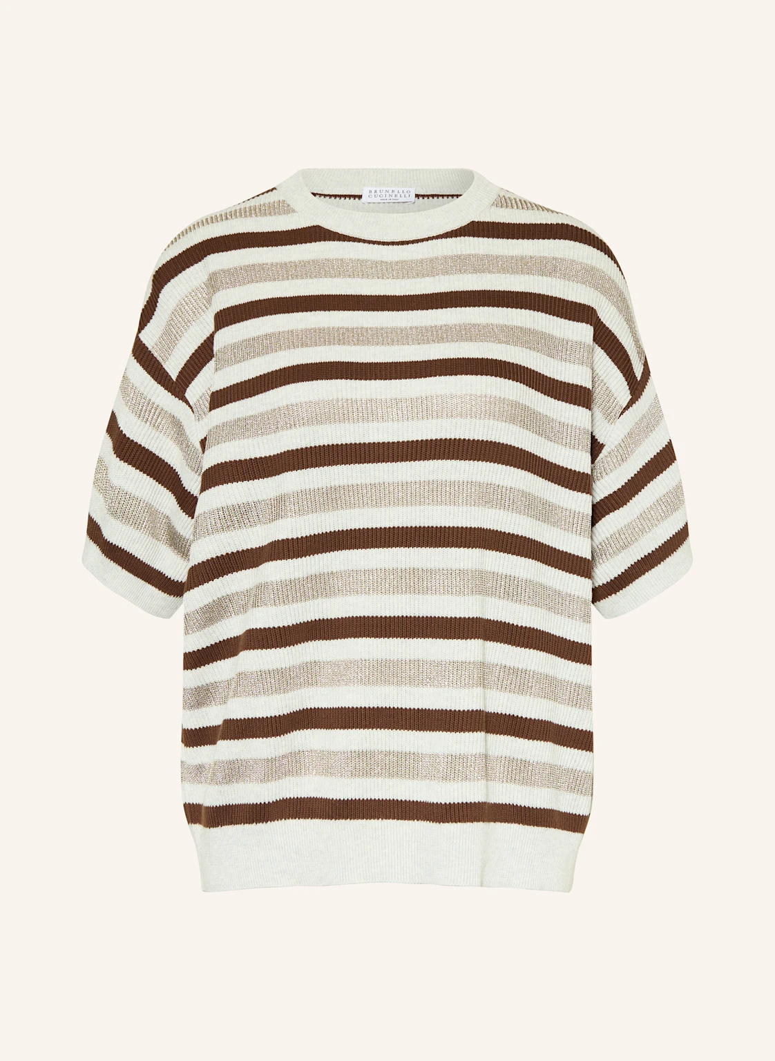 BRUNELLO CUCINELLI Strickshirt mit Glitzergarn