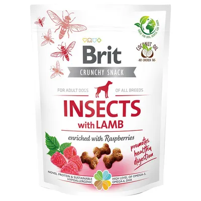 Brit Care Crunchy Cracker insects, lamb & raspberries