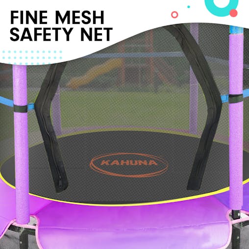 NNEDPE Kahuna Mini 4.5ft Trampoline Blue Purple