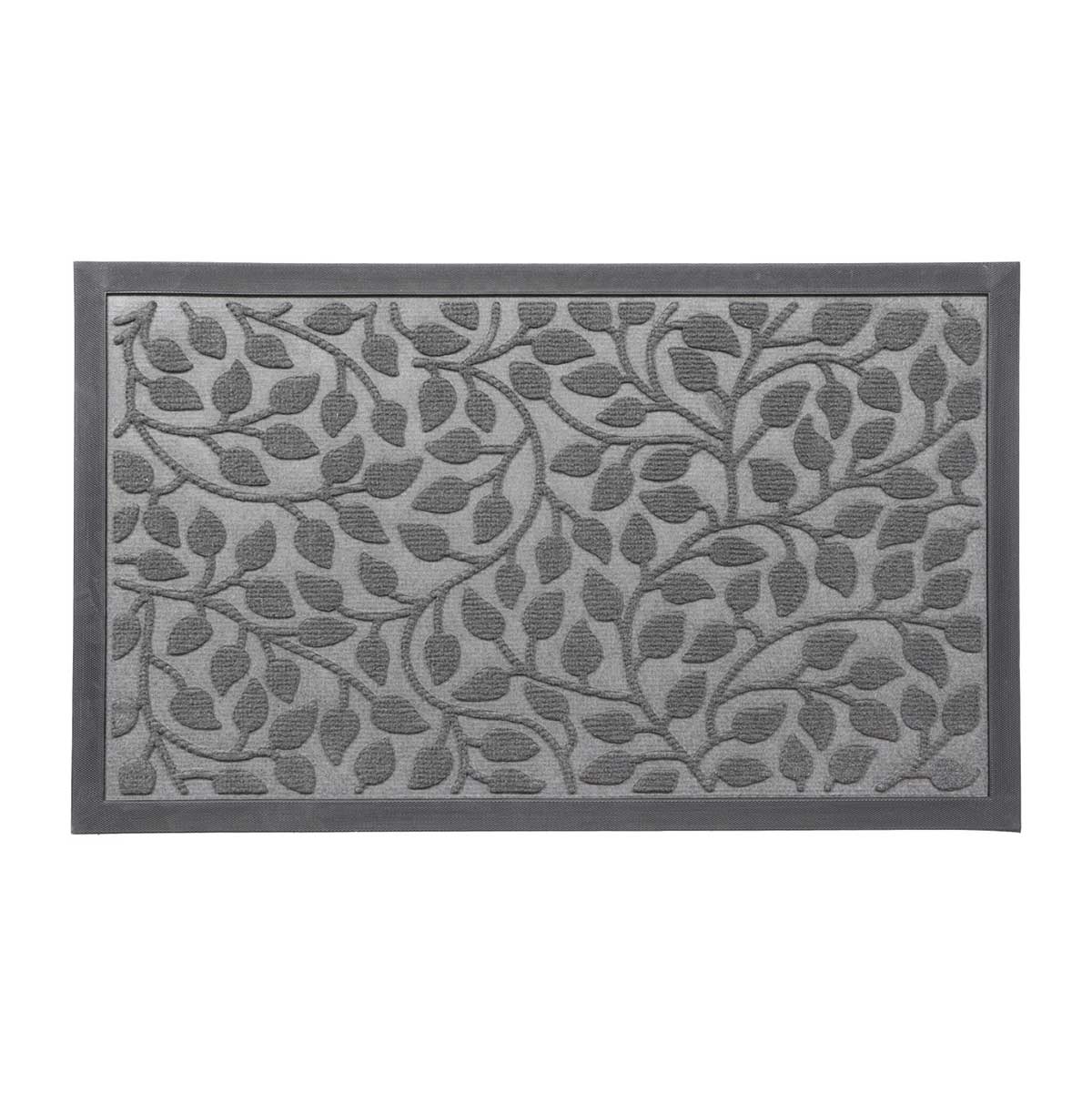 Tapete FEUILLAGE cinza escuro 45x75cm