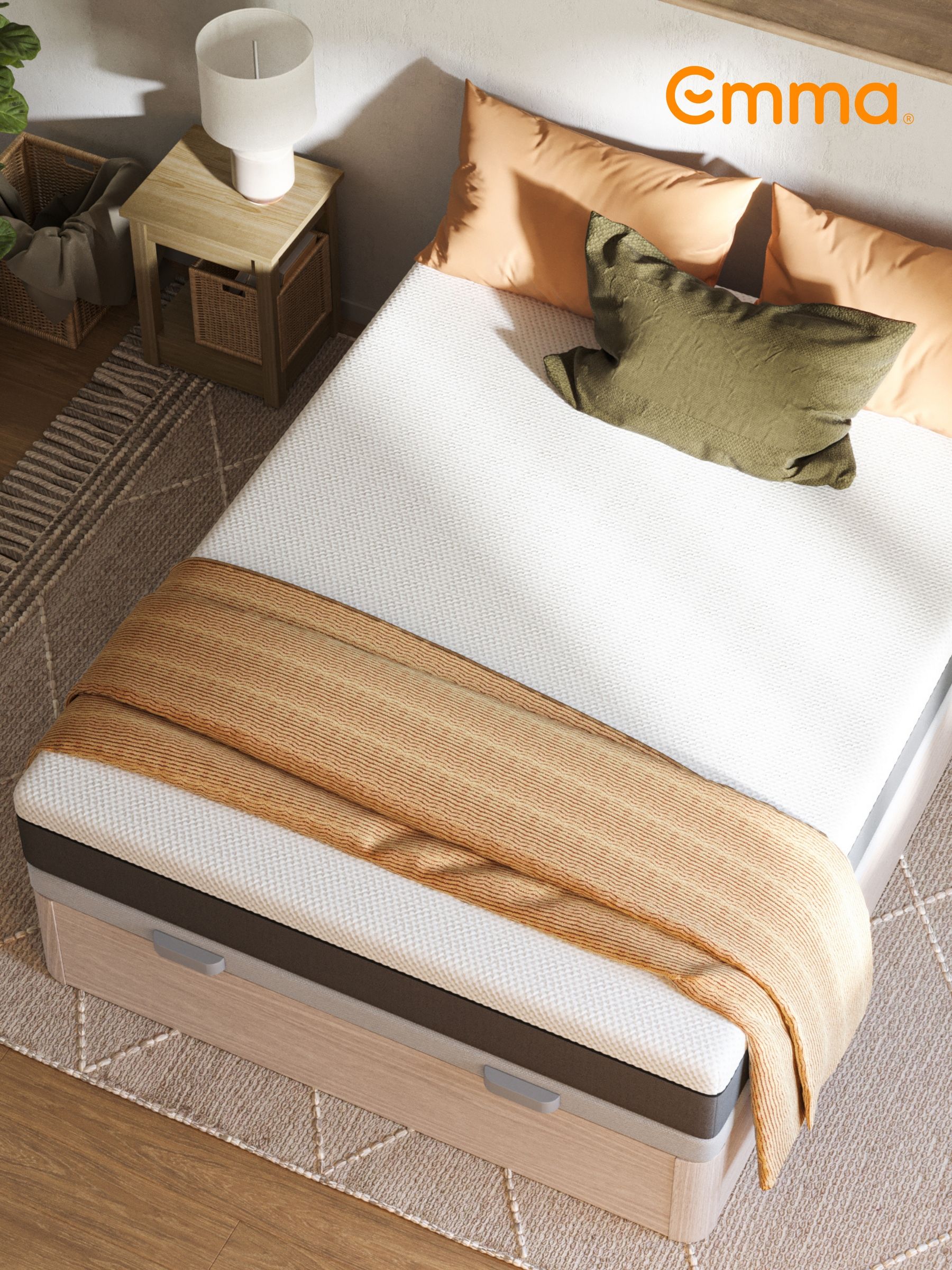 Emma Grey Grey Premium Mattress
