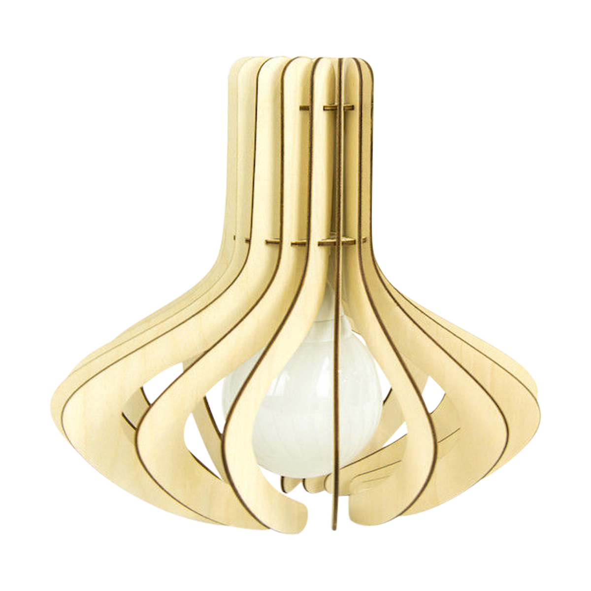 Bomerango Octopus S houten lampenkap small